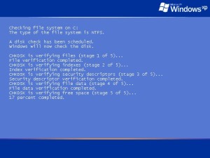 Проверка файловой системы на ошибки штатными средствами Windows